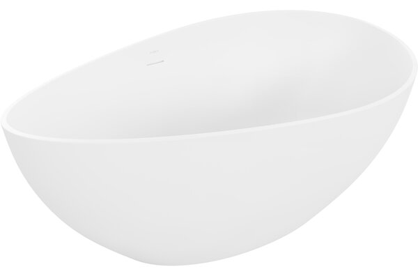 Mexen Parma самостоятелна вана от конгломерат 160 x 95 см, бяла мат - 57231609500