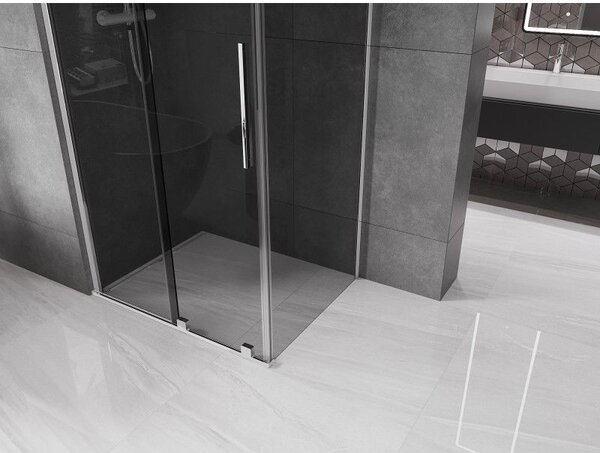 Mexen Velar плъзгаща се душ-кабина 100 x 85 см, графит, хром - 871-100-085-41-01