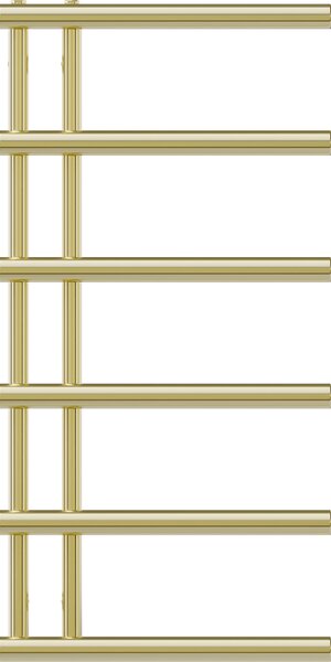 Mexen Jukon декоративен радиатор за баня 988 x 500 mm, 246 W, златен - W116-0988-500-00-50