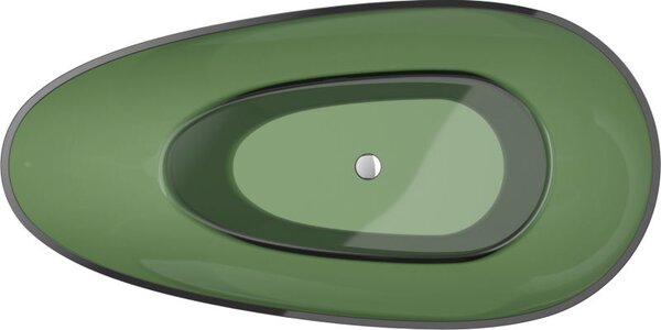 Mexen Glass Forest свободностояща прозрачна вана 170 x 85 см, хромиран бутон - 58061708502