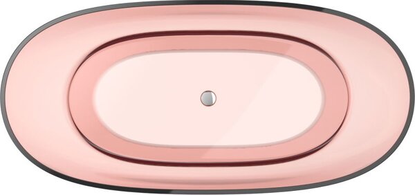 Mexen Pure корал самостоятелна прозрачна вана 170 x 80 см, хром запушалка - 58071708004