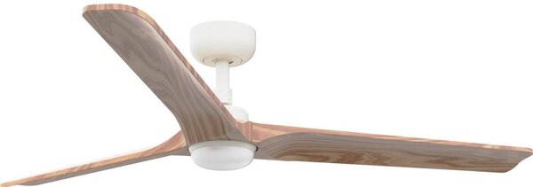 FARO 33810WT1S-LED Вентилатор HEYWOOD L с димируема светлина, 10W/230V, CCT, диаметър 132 cm, дърво/бяло, WT+DO