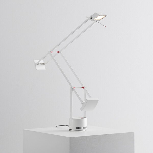 Artemide Дизайнерска настолна лампа Tizio LED, бяла, Бял, кабинет / офис, Пластмаса, Дизайн