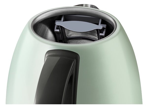 Електрическа кана BUYDEEM K640, 2400W, 1.7 л, Защита от кипене на сухо, Без BPA, LED, Светлозелен