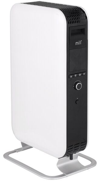 Маслен радиатор Mill Gentle Air WiFi OIL1500WIFI3, 1500W, 5-35C, Mill Heat технология, LED дисплей, Wi-Fi, Bluetooth, Бял