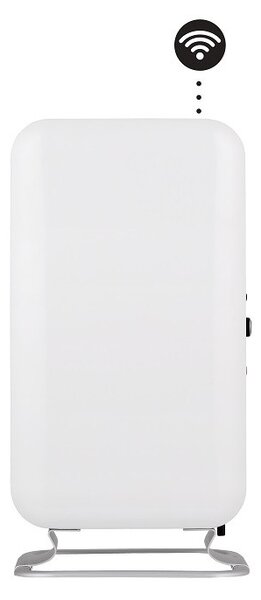Маслен радиатор Mill Gentle Air WiFi OIL1500WIFI3, 1500W, 5-35C, Mill Heat технология, LED дисплей, Wi-Fi, Bluetooth, Бял