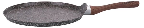 Тиган за палачинки Galileo Dakota SChef 5916655, 28 см, Незалепващ, Без PFOA и никел, Индукция, Тъмен гранит/кафяв