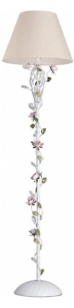 MW-LIGHT - Подова лампа FLORA 1xE27/40W/230V бяла/кремава