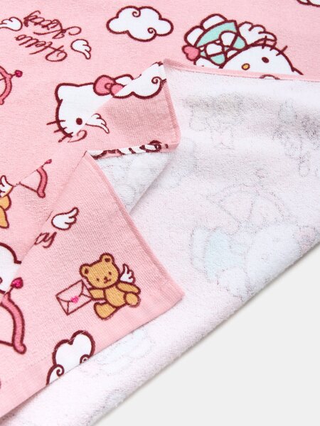 Sinsay - Хавлиена кърпа Hello Kitty - розов