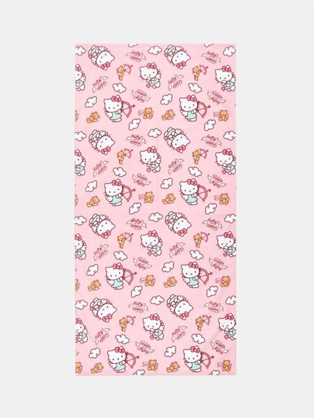 Sinsay - Хавлиена кърпа Hello Kitty - розов