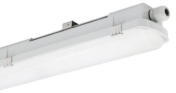 Sylvania LED плафон RESISTO, светлосиво, 150 см, 42 W, 840 IP66, Сив, Пластмаса