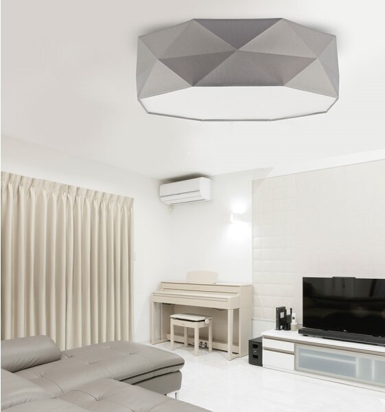 Лампа за таван KANTOOR 4xE27/60W/230V сива
