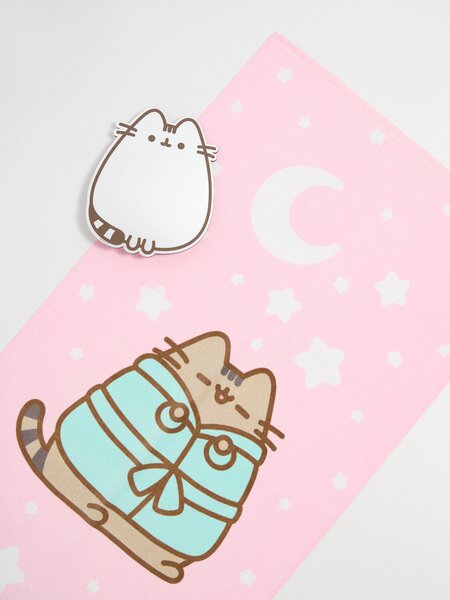 Sinsay - Хавлиена кърпа Pusheen the Cat - розов