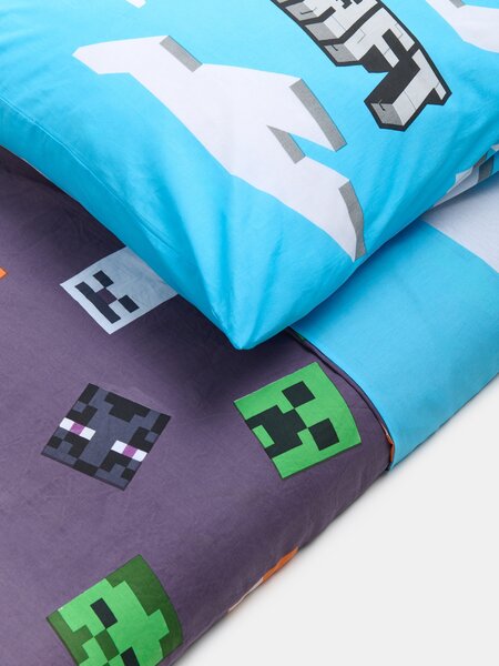 Sinsay - Комплект спално бельо от памук Minecraft - многоцветен