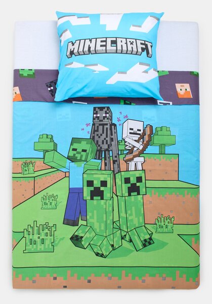 Sinsay - Комплект спално бельо от памук Minecraft - многоцветен