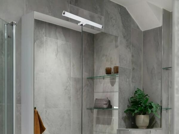 LED осветление за огледало за баня LED/8W/230V 30 cm IP44 лъскав хром