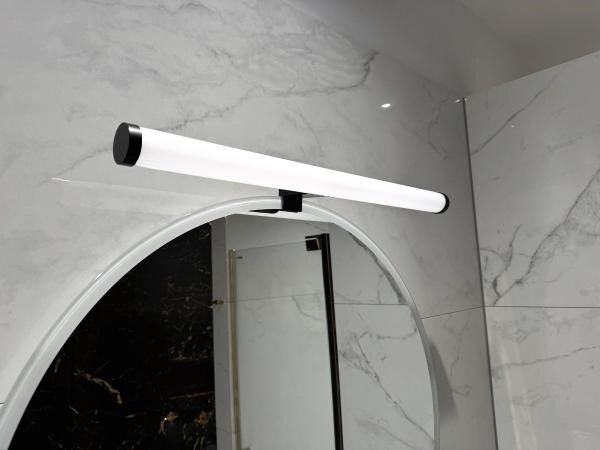 LED осветление за огледало в банята LED/12W/230V 59,5 cm IP44 черно