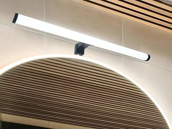 LED осветление за огледало в банята LED/12W/230V 59,5 cm IP44 черно