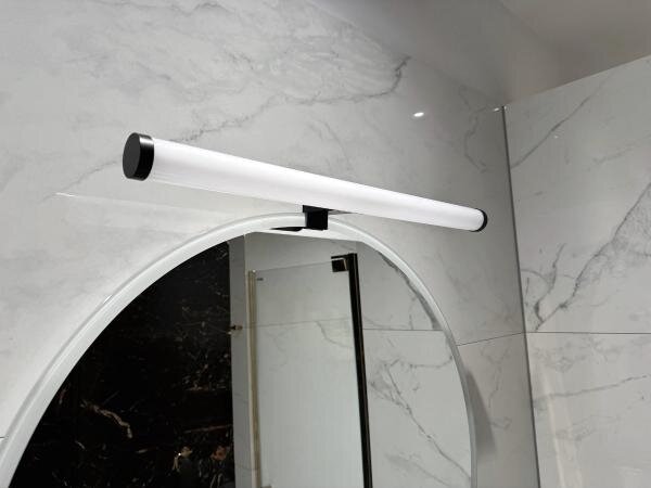 LED осветление за огледало в банята LED/12W/230V 59,5 cm IP44 черно