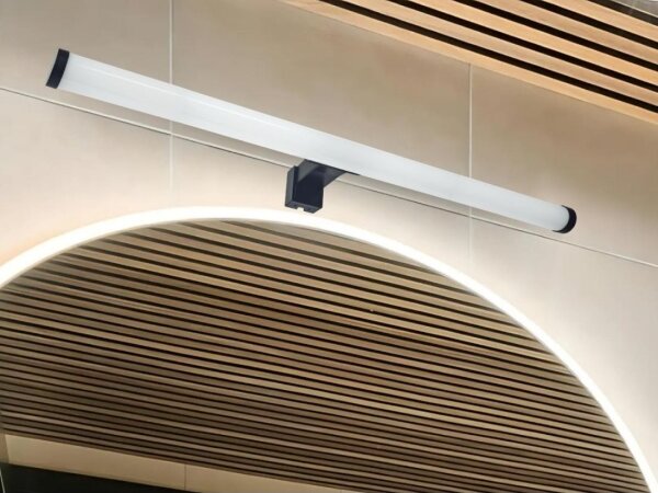 LED осветление за огледало в банята LED/12W/230V 59,5 cm IP44 черно