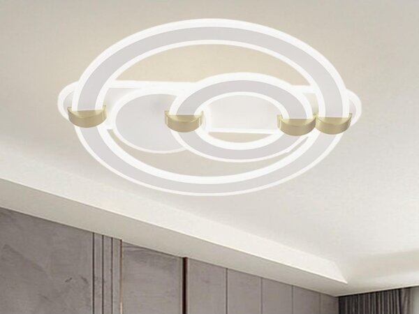 LED Димируемо таванно осветително тяло LED/120W/230V 3000-6500K + дистанционно управление