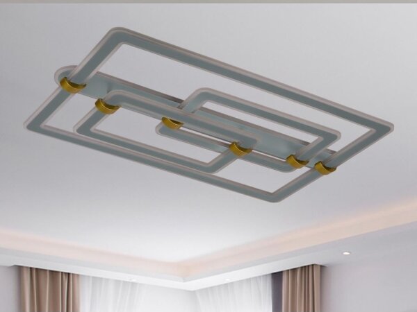 Димируемо LED таванно осветително тяло LED/280W/230V 3000-6500K + дистанционно управление