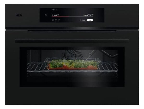 Фурна за вграждане AEG NKK9N821T, 44л. обем, сонда за месо, CookSmart Touch+, черна