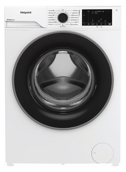 Перална машина Hotpoint Ariston HB 93 CARE EE, клас A, 9 кг. капацитет, 1351 оборота в минута, свободностояща, 60cm ширина, FabricCare, ColorCare, бяла