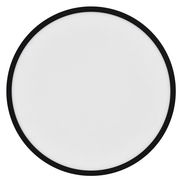 Nordlux LED осветление за таван Oja Smart, черно, Ø 60 cm, Затъмняване, Черен, Кухня, Пластмаса