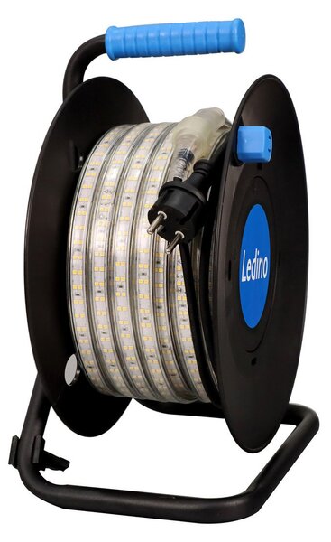 Ledino LED лента Wickede 25 м на кабелна макара, 300 W, IP65, Прозрачен, Коридор, Пластмаса