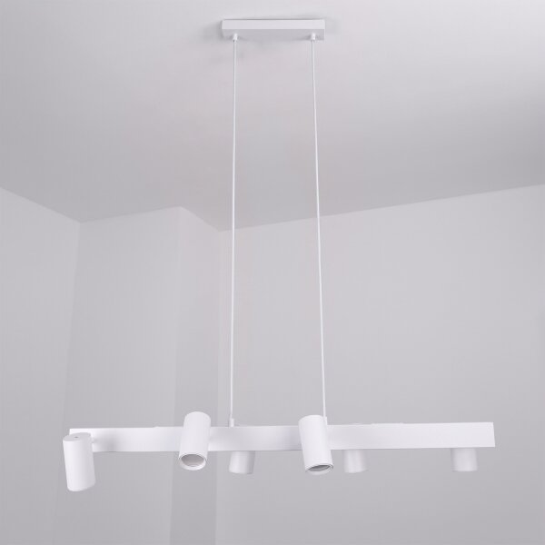 Brilagi - Полилей на кабел SELE 6xGU10/30W/230V бял