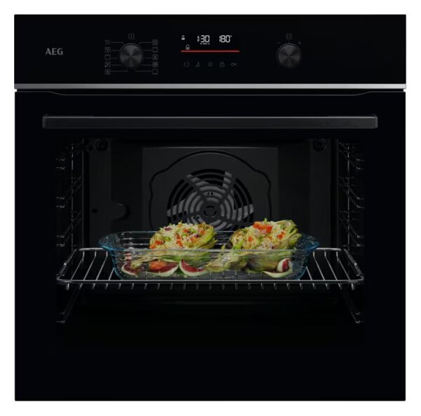 Фурна за вграждане AEG TU5PB431SB, клас A++, 72л. обем, пиролитично почистване, EXPlore, черна