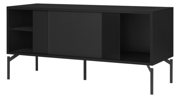 Черна маса за телевизор 116x55x42 cm Met Mini – noo.ma