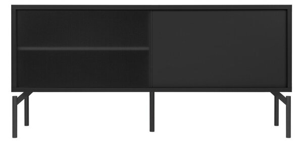Черна маса за телевизор 116x55x42 cm Met Mini – noo.ma