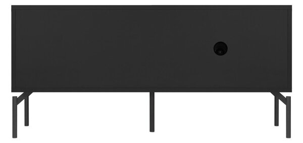 Черна маса за телевизор 116x55x42 cm Met Mini – noo.ma