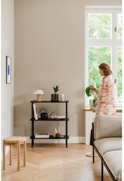 Стелаж от декор от дъб в естествен цвят 80x90,5x35 cm Teidi – noo.ma