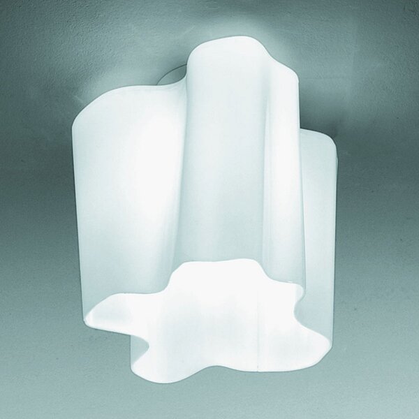 Artemide Logico Mini таванска лампа 28x28 cm, Затъмняване, Бял, Дневна/трапезария, Стъкло, Дизайн