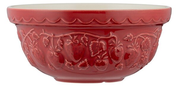 Червена глинена купа ø 21 cm Fruits Strawberry – Mason Cash
