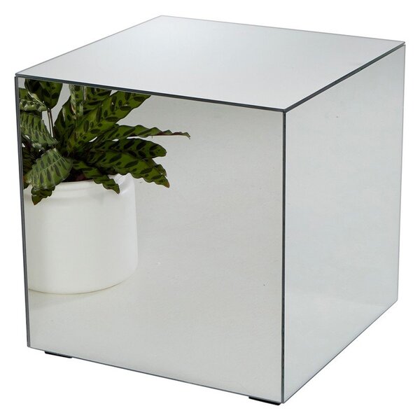 Стъклена странична масичка 45,5x45,5 cm Cube – Ellos Home