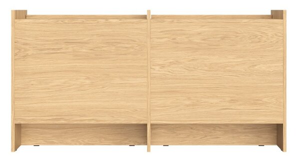 Скрин от декор от дъб в естествен цвят 146x76x51 cm Hido – noo.ma