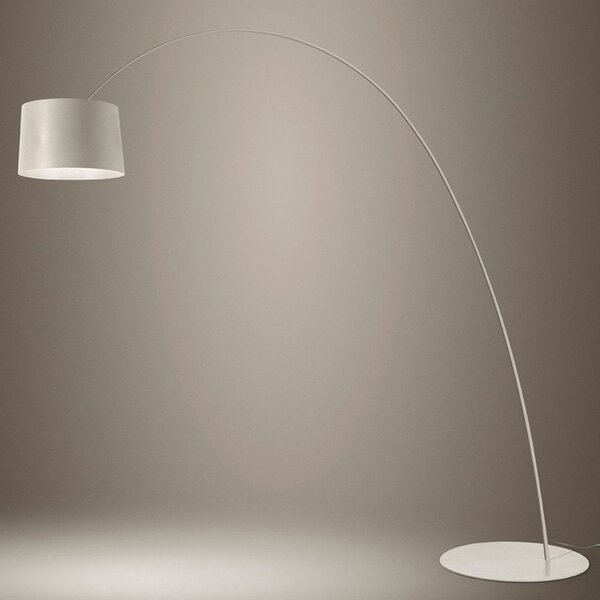 Foscarini Twiggy MyLight LED стояща лампа CCT греж, Затъмняване, Бежов, Дневна/трапезария, Пластмаса, Дизайн