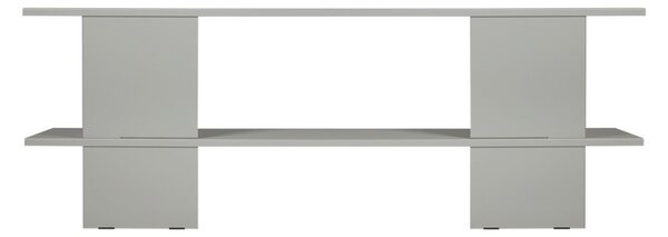 Светлосив метален стелаж 160x57x37 cm Hes – noo.ma