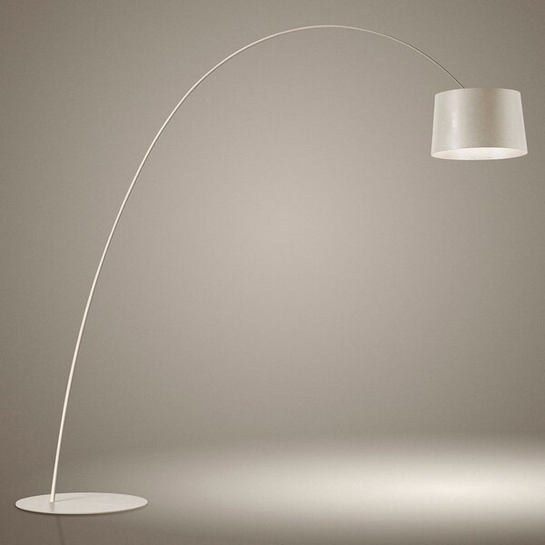 Foscarini Twiggy MyLight LED стояща лампа CCT греж, Затъмняване, Бежов, Дневна/трапезария, Пластмаса, Дизайн