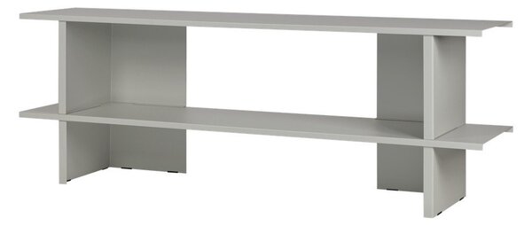 Светлосив метален стелаж 160x57x37 cm Hes – noo.ma