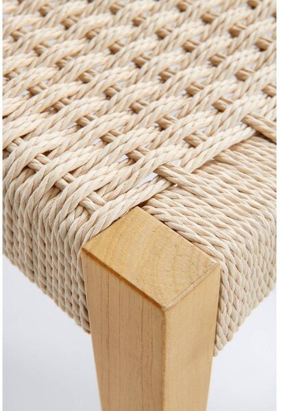 Трапезен стол от масивен бряст в естествен цвят Vikdalen – Jotex