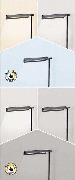 Rabalux 2934 - LED Сензорна димируема лампа LED/7W/230V 3000K/4000K/6500K
