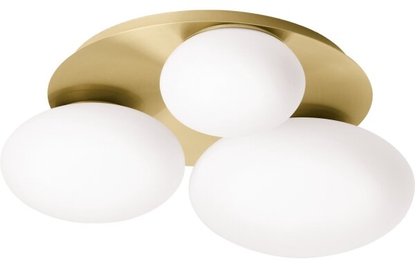 Ideal Lux - LED Плафониера NINFEA 3xGX53/9W/230V златист