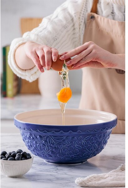 Синя глинена купа ø 26 cm Fruits Blueberry – Mason Cash