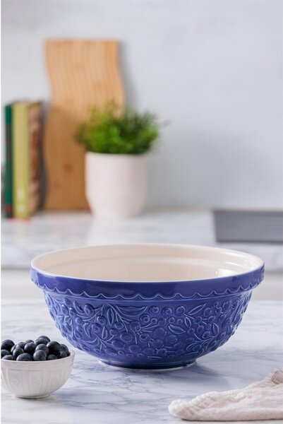 Синя глинена купа ø 26 cm Fruits Blueberry – Mason Cash