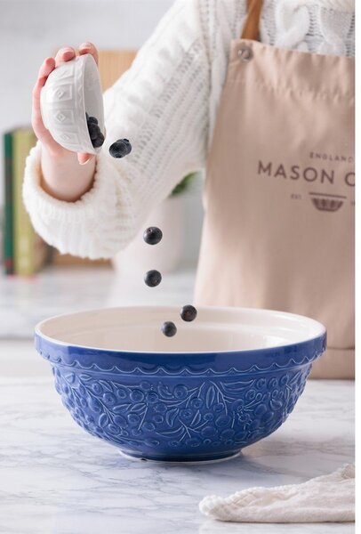 Синя глинена купа ø 26 cm Fruits Blueberry – Mason Cash